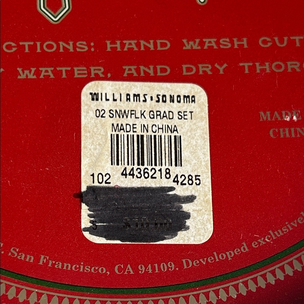 NWT Williams Sonoma Snowflake Cookie Cutter Set - Picture 3 of 7